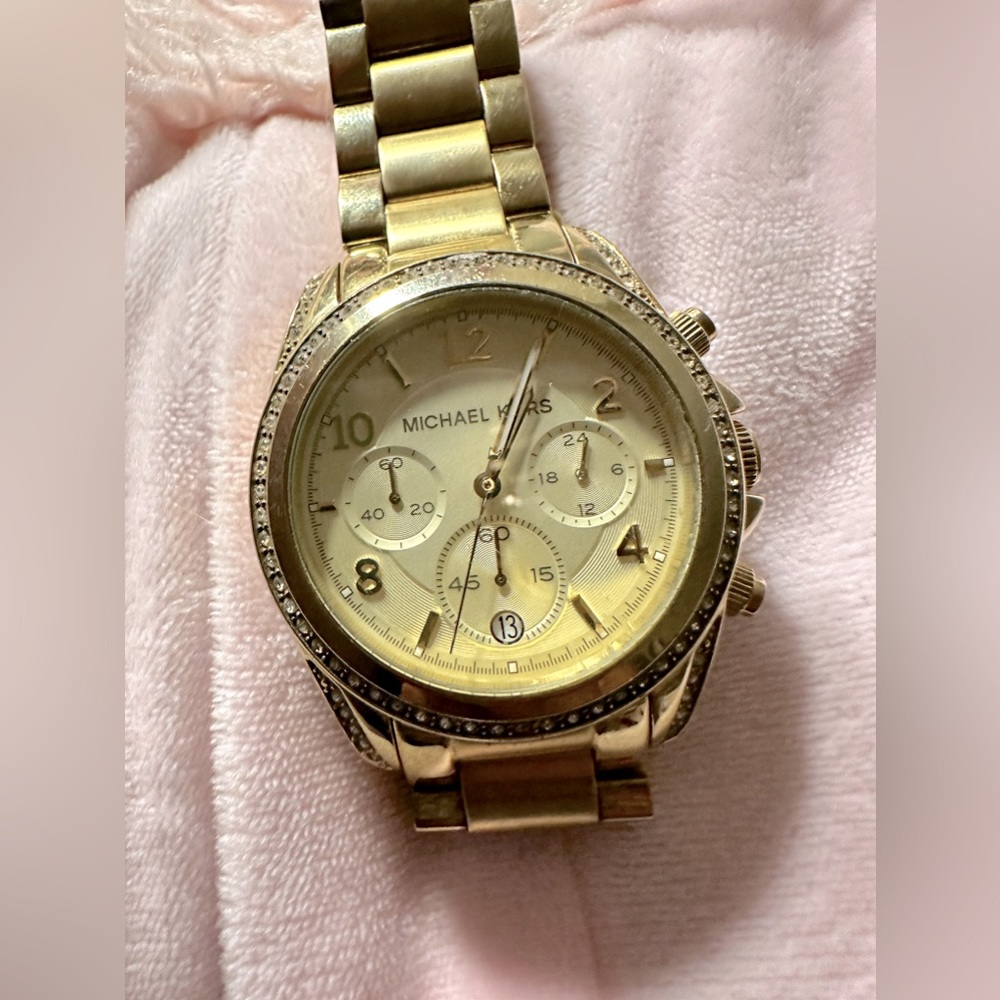 Michael Kors Watch - Gold in great shape!